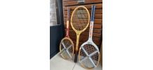 Lot de 3 raquettes de tennis vintage