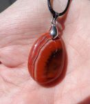 pendentif pierre Jaspe rouge 