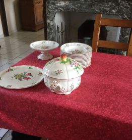 Service vaisselle Lunéville 