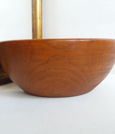 Coupe teck belle patine ancienne