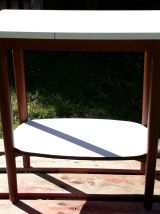 console bois et formica blanc année 50 /60
