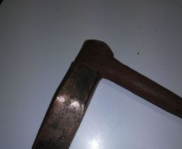 Fer à souder ancien en cuivre