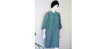 Manteau cape robe de chœur/diplômé vert d'eau vintage 50's 