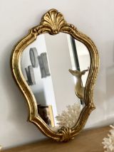 Ancien miroir doré vintage