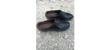 Ancienne paire de sabots Vernis 