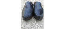 Ancienne paire de sabots Vernis 