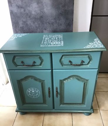 Meuble de cuisine relooké