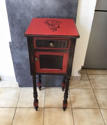 Table de chevet relooké
