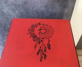 Table de chevet relooké