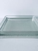 Vide poche pavé de verre carré