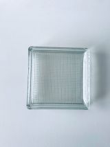 Vide poche pavé de verre carré