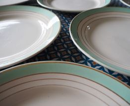 Assiettes plates Luneville