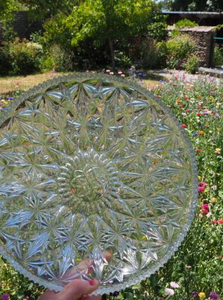 COUPE EN VERRE CISELE