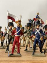 Lot d'anciens soldats de plomb