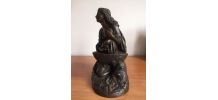 BRONZE Moise Sauvé des Eaux signé Charles Cumberworth 1850