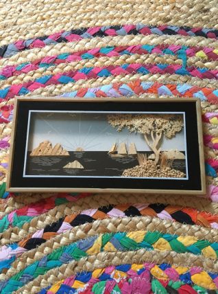 Petit cadre /vitrinevintage thème mer