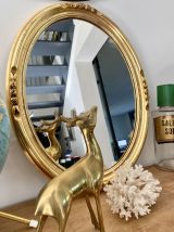 Ancien miroir doré 47X37 cm