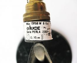  Lampe Vintage Rare Oluce Modèle Perla 