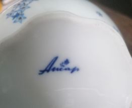 Vase porcelaine bleu et blanc 