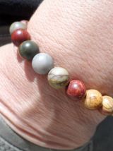bracelet femme pierre Jaspe de Picasso 