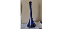 Carafe bleue vintage empoli ? Avec son bouchon, bon état.