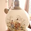 Lustre chinois opaline 1960