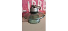 Isolateur électrique vintage haute tension verre