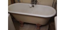 Baignoire en fonte sur pieds
