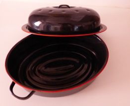 Plat en tôle émaillée