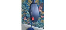 lampadaire 2 spots bleu vintage
