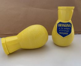 Lot de 2 porte-pailles ORANGINA collector 