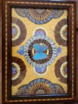 TABLE D'APPOINT PAPPILLONS VINTAGE