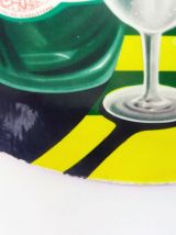 Carton pub vintage PERRIER champagne des eaux de table 