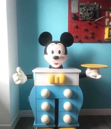Commode "Mickey" Starform en lamifié Pierre COLLEU 1980