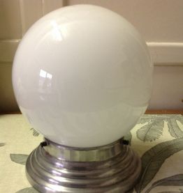 plafonnier opaline vintage