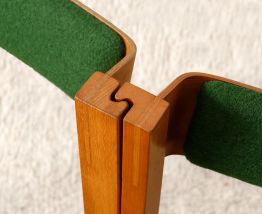 Lot de 4 chaises modernistes vintages