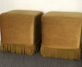 Poufs à franges 