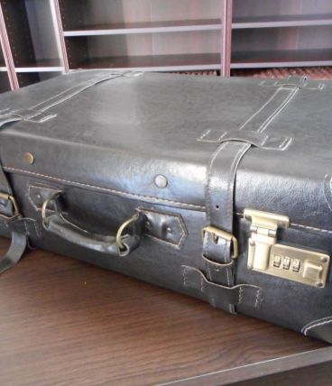 valise en cuir