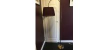 Lampadaire de sofa en laiton  réglage en hauteur 