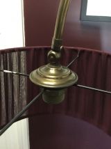 Lampadaire de sofa en laiton  réglage en hauteur 