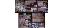 Beau lot de + de 1000 timbres philatélie France et tous pays