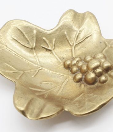 Cendrier feuille de vigne vintage