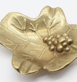 Cendrier feuille de vigne vintage
