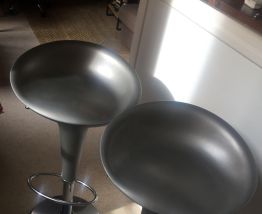 2 Tabourets Bombo Stool Gris