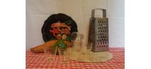 Lot de 5 verres dorés 