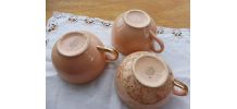 Ensemble tasses Villeroy et Boch rose