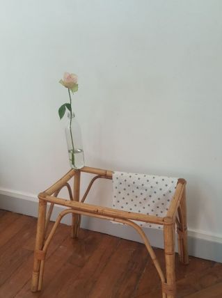 Pied de table en rotin