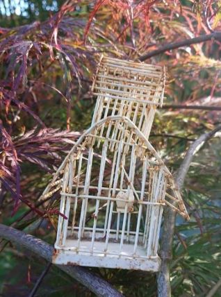 Petite cage à oiseaux ancienne 