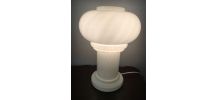 Lampe champignon opaline vintage 