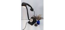 Lampe vintage/Lampe industrielle /Detournement d'objet